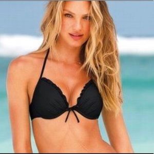 Victoria’s Secret Halter Ruffle Swim Triangle Top